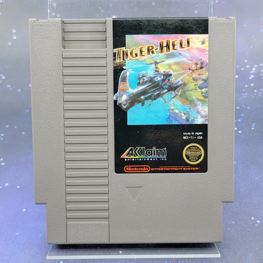 Tiger-Heli Nintendo NES Game Cartridge Taito Acclaim NES-TI-USA Made in Japan